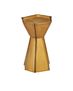 Merola Gold Accent Table