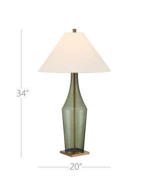 Olive Green Table Lamp