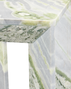 Minerale Green Onyx Accent Table
