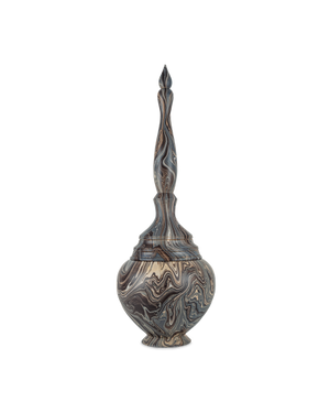 Marbleized Tall Turret Box