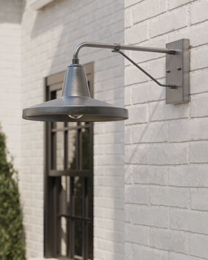 Mariner Silver Outdoor Wall Sconce