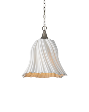 Twirl White Pendant