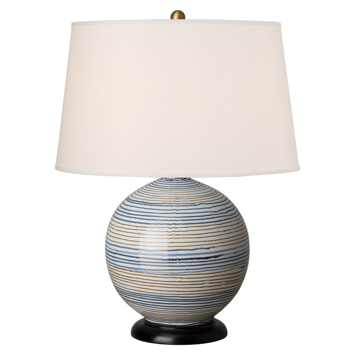 Ball Ripple Vase, Variegated  Lamp 22"H*