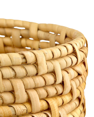 Kyoto Rattan & White Vase