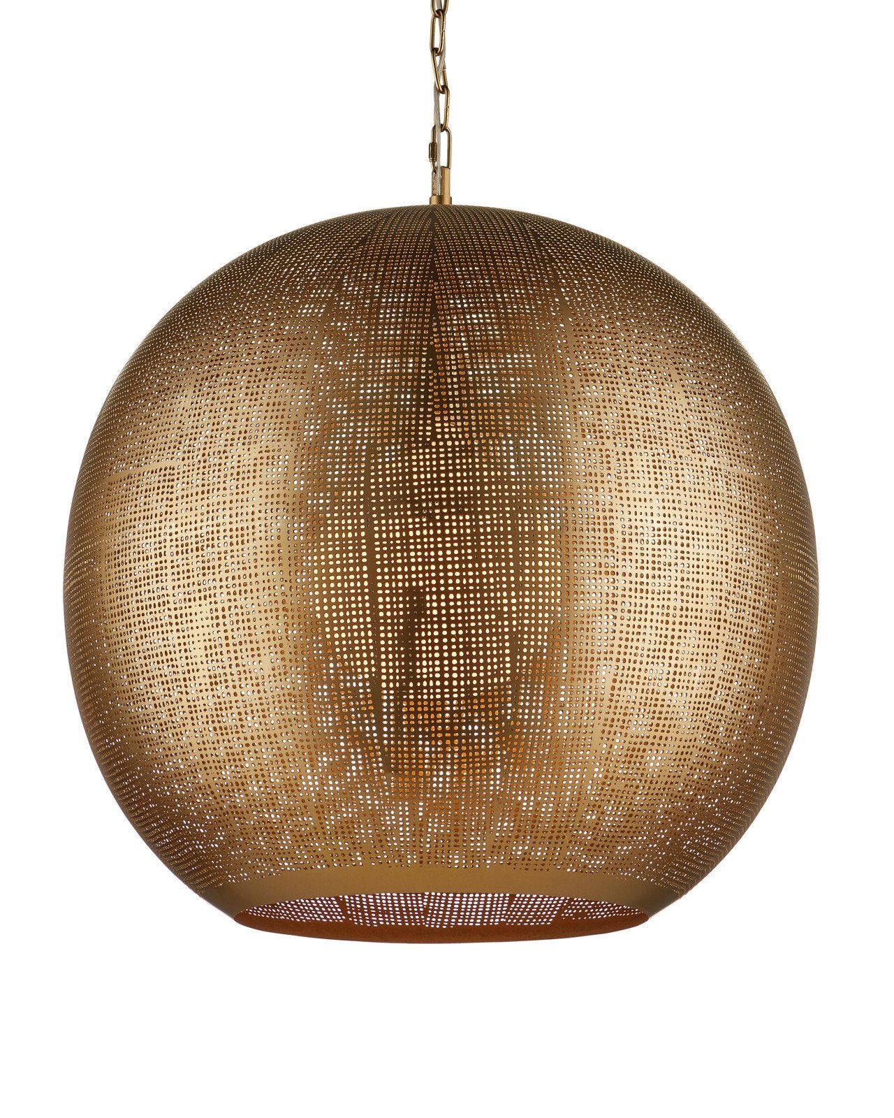 Buckram Brass Orb Pendant