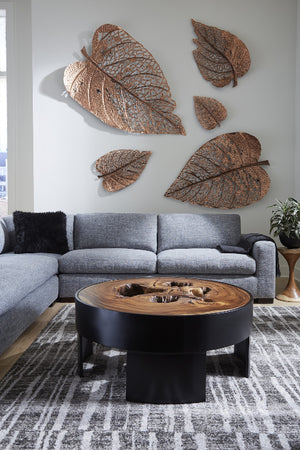 Birch Leaf Wall Art, Copper, XS