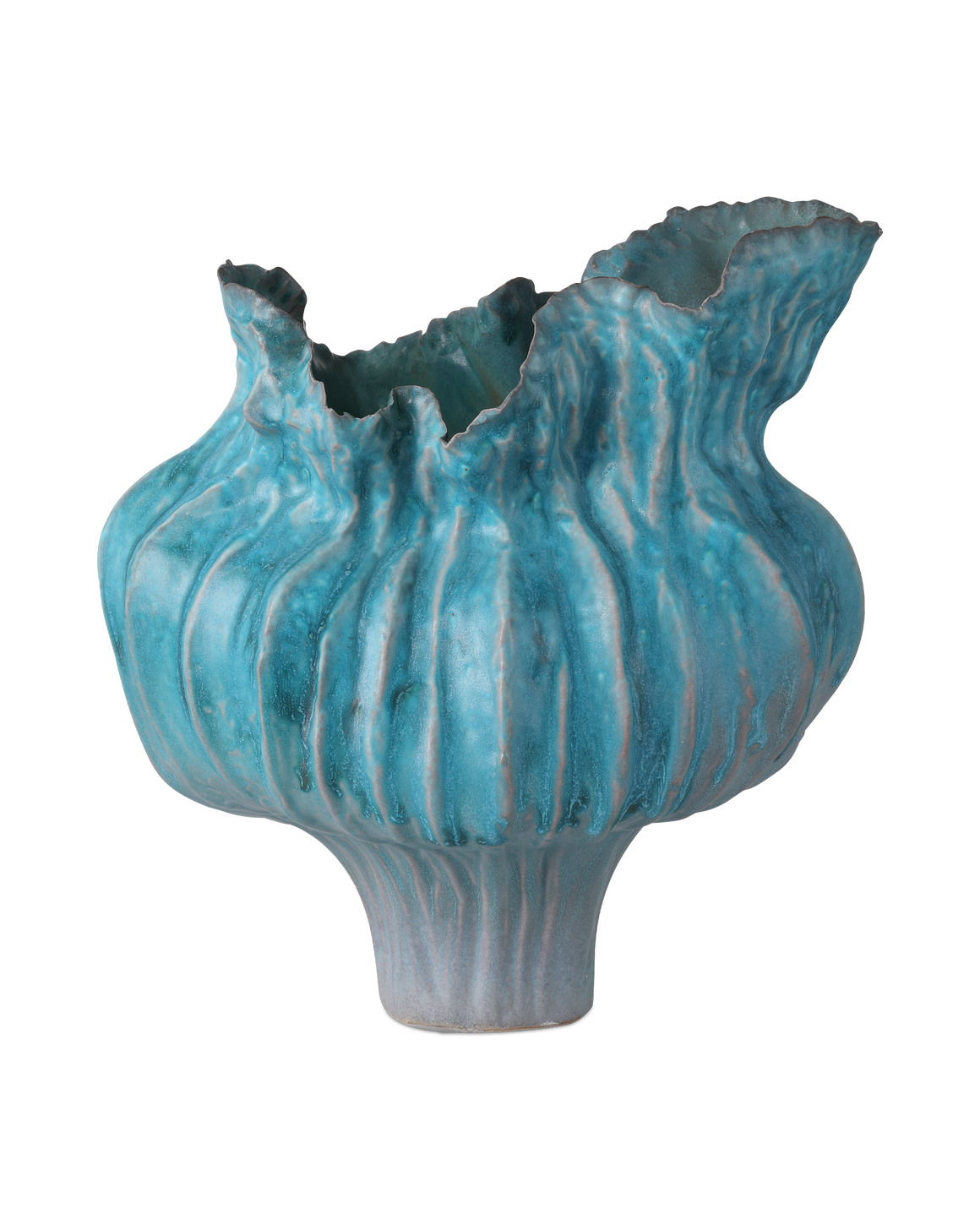 Flying Silk Blue Vase