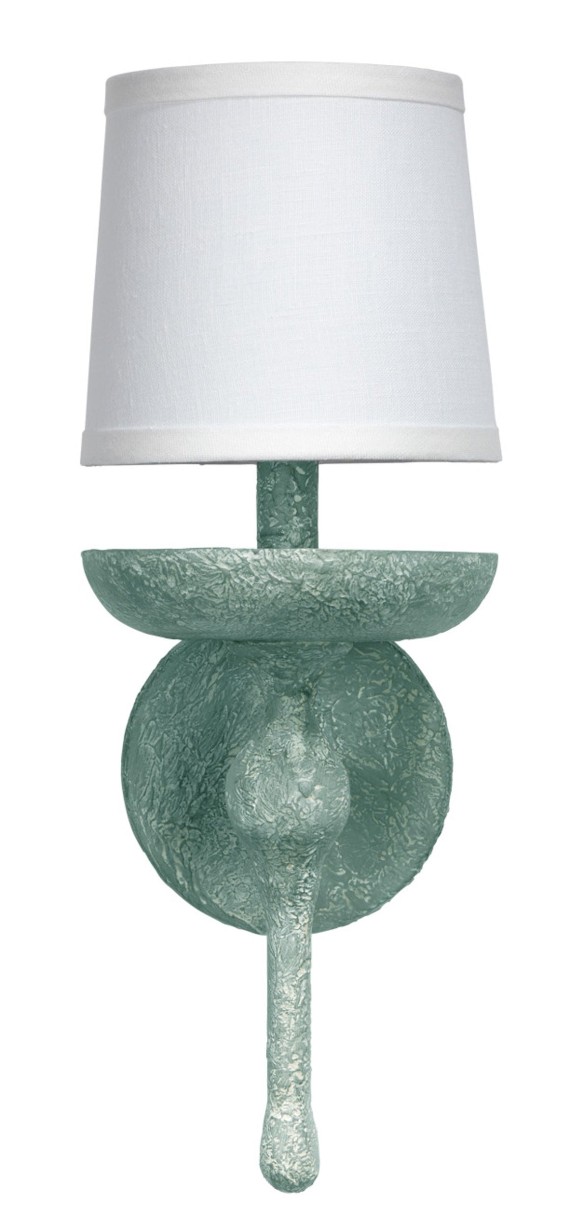 Concord Wall Sconce, Green Plaster