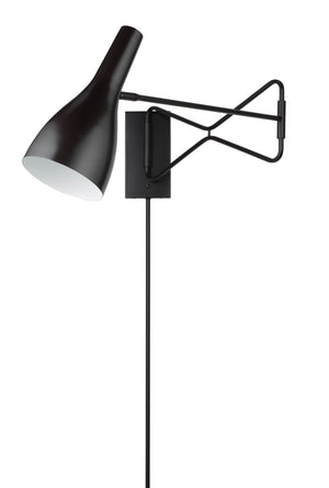 Lenz Swing Arm Wall Sconce, Bronze