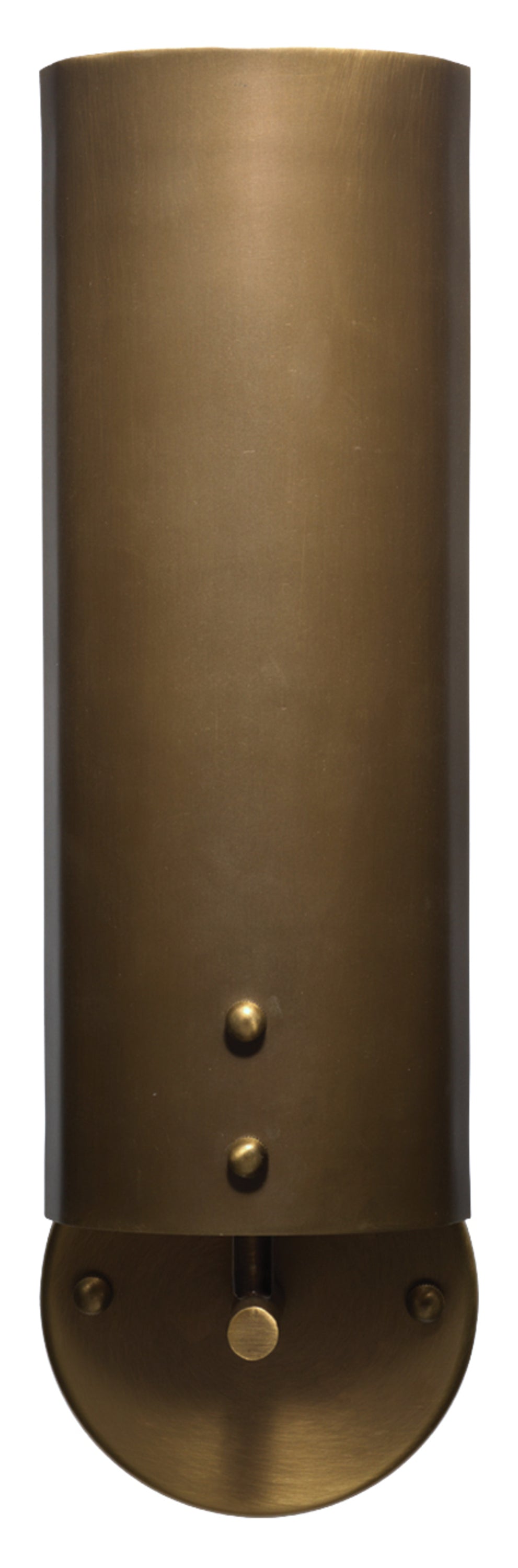 Olympic 1-Light Wall Sconce, Antique Brass Metal