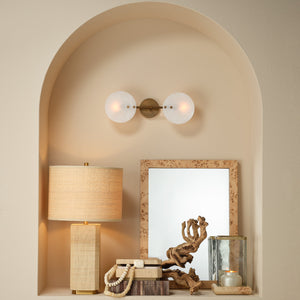 Oracle Alabaster Sconce-Bronze