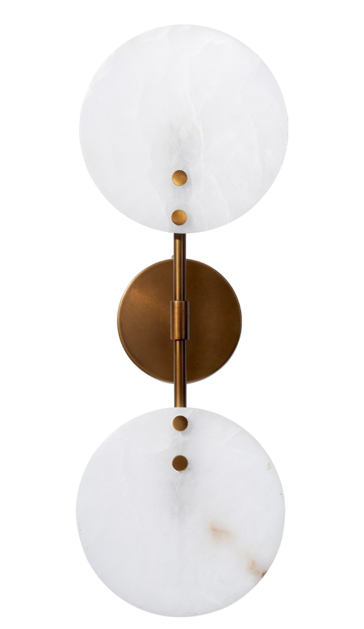 Oracle Alabaster Sconce-Bronze