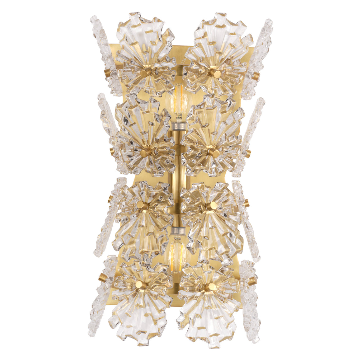 Orion Wall Sconce, Clear Molded Glass
