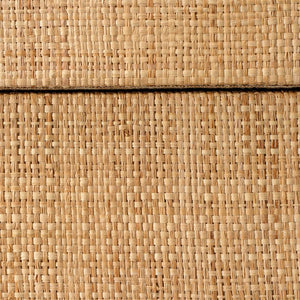 Montecito 1-Drawer Raffia Side Table