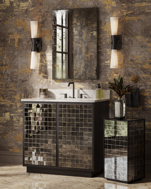 Burrows Bronze Bath Wall Sconce