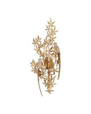 Aviary Gold Wall Sconce, Right