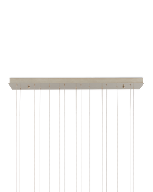 Posh 15-Light Linear Multi-Drop Pendant