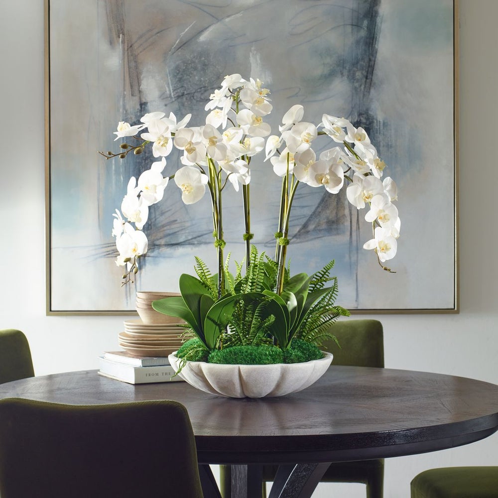 orchid potted plant wedding centerpiece Uttermost Flourish Orchid Centerpiece