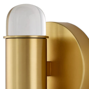 Capsule Brass Wall Sconce