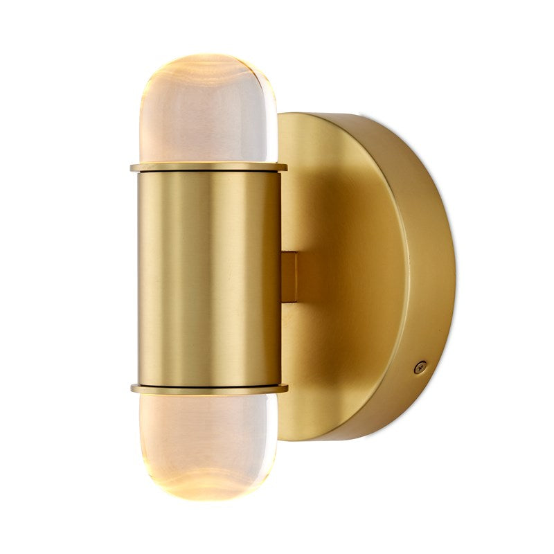 Capsule Brass Wall Sconce