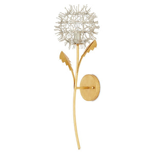Dandelion Silver & Gold Wall Sconce