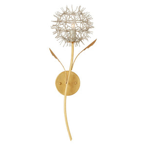 Dandelion Silver & Gold Wall Sconce