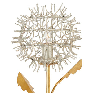 Dandelion Silver & Gold Wall Sconce