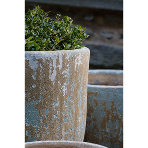 Vicolo Como Rustic Glazed Terra Cotta Planters - Set of 4