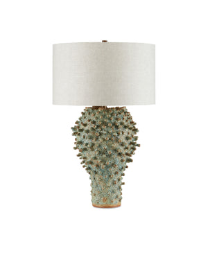Sea Urchin Green Table Lamp