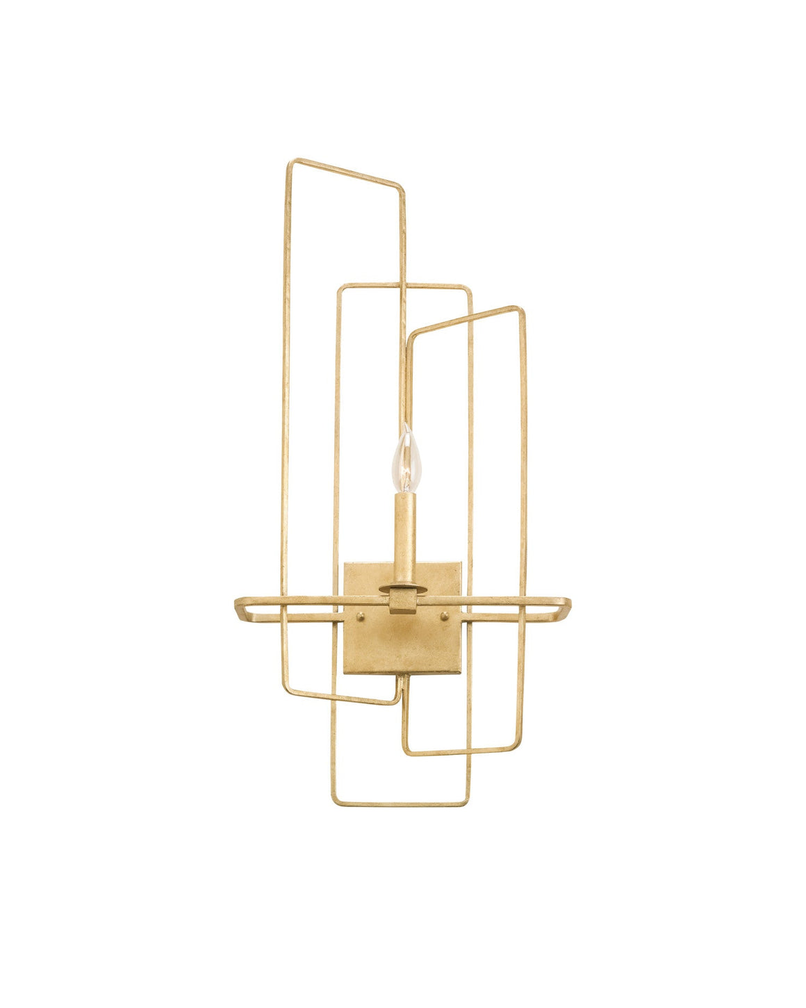 Metro Gold Wall Sconce, Left