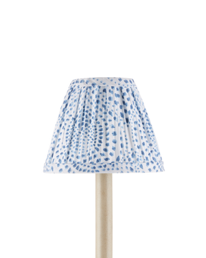 Lenore Blue Tapered Chandelier Shade