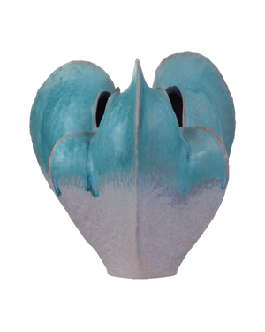 Free-Form Blue Vase
