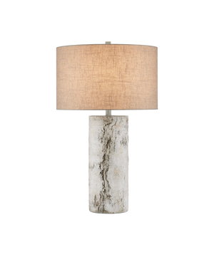 Faux Birch Table Lamp