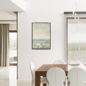 Morning Birds II by D’Alessandro Léon - 24" x 35" Framed