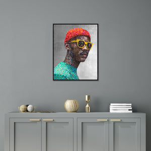 Pieces of Him by Fern Cassidy - 30" x 38" Framed