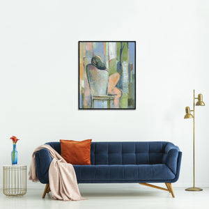 Savor Solitude by Maelani Blue - 30" x 36" Framed