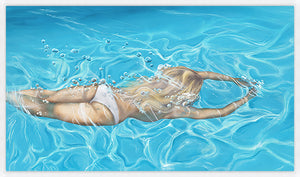 Afternoon Swim by Makai Howell - 42" x 24" Framed