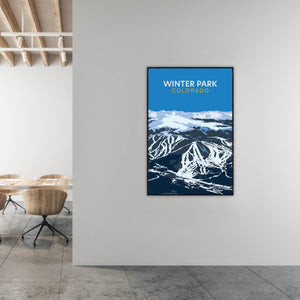 Winter Park by Richard Ryder - 40" x 60" Framed