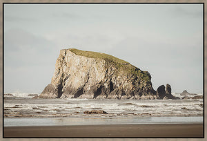 Small Cliff by Adam Mowery - 45" x 30" Framed
