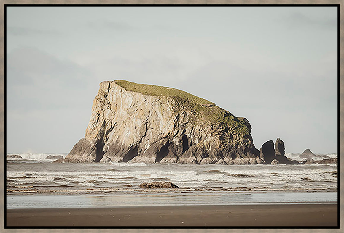 Small Cliff by Adam Mowery - 45" x 30" Framed