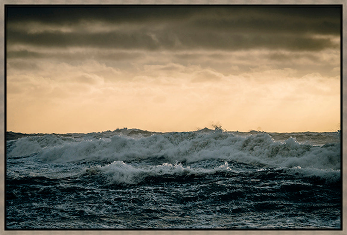 Sky and Waves by Adam Mowery - 45" x 30" Framed