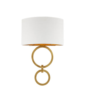 Bolebrook White Wall Sconce - White Shade