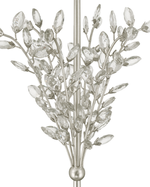 Forget-Me-Not Silver Floor Lamp