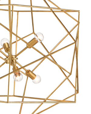 Aerial Gold Chandelier