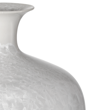 Crystalline White Vase