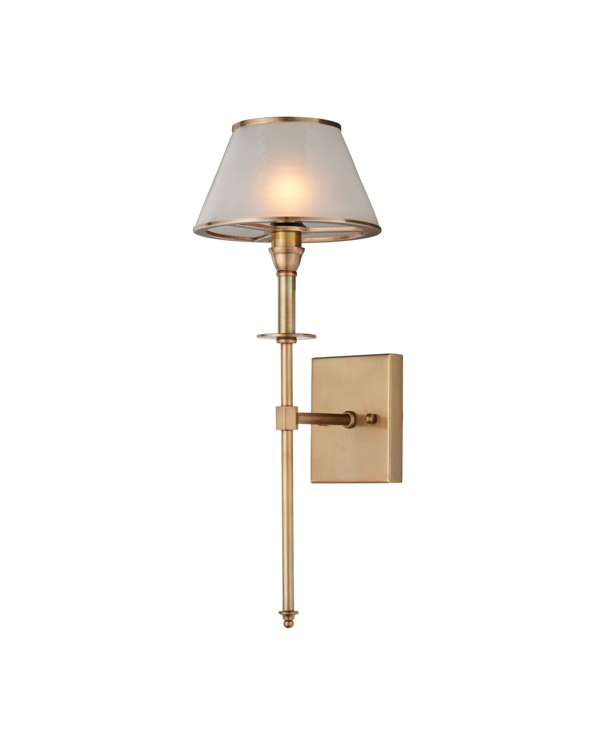Ronaldo Brass Outdoor Wall Sconce