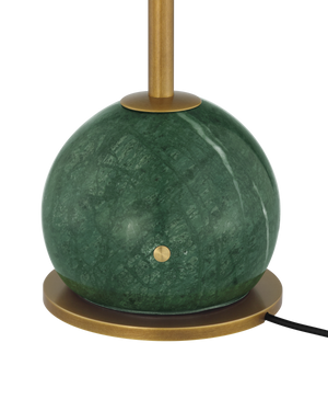 Journey Green & Brass Cordless Table Lamp
