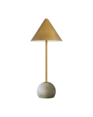 Journey Natural & Brass Cordless Table Lamp