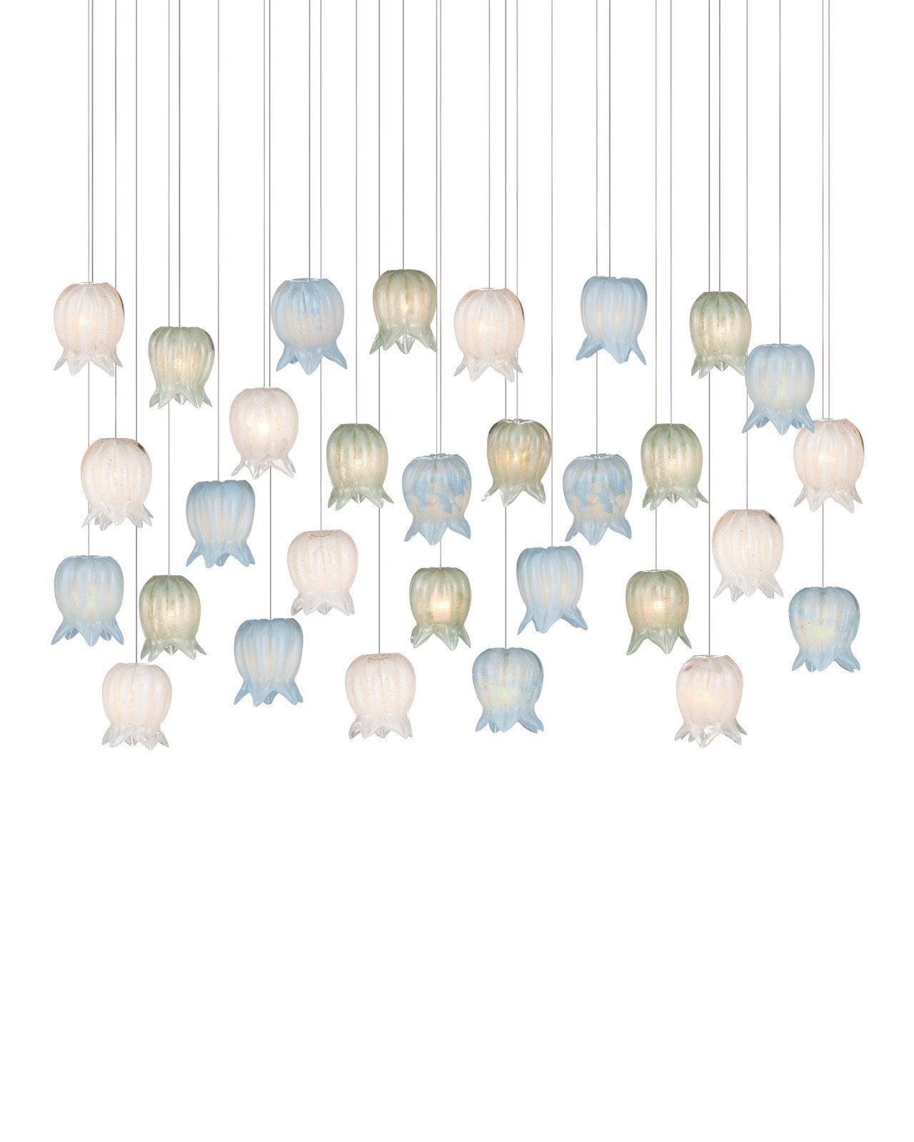 Polpo Misto 30-Light Linear Multi-Drop Pendant
