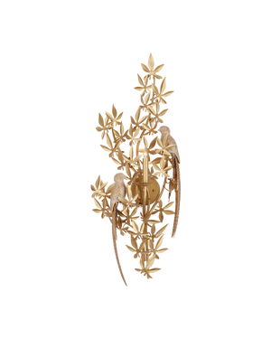 Aviary Gold Wall Sconce, Right